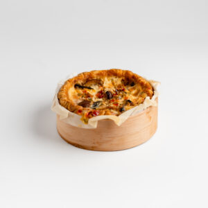 QUICHE AUBERGINES TOMATES MOZZA