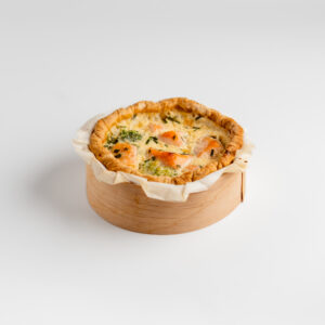 QUICHE SAUMON FRAIS BROCOLI PARMESAN